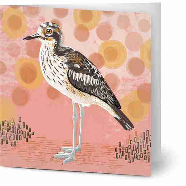 Bush stone curlew card