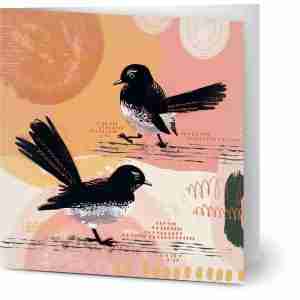 Willy Wagtail Cards - Pack of 10 Greeting Cards - digital artwork