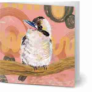 kookaburra greeting card
