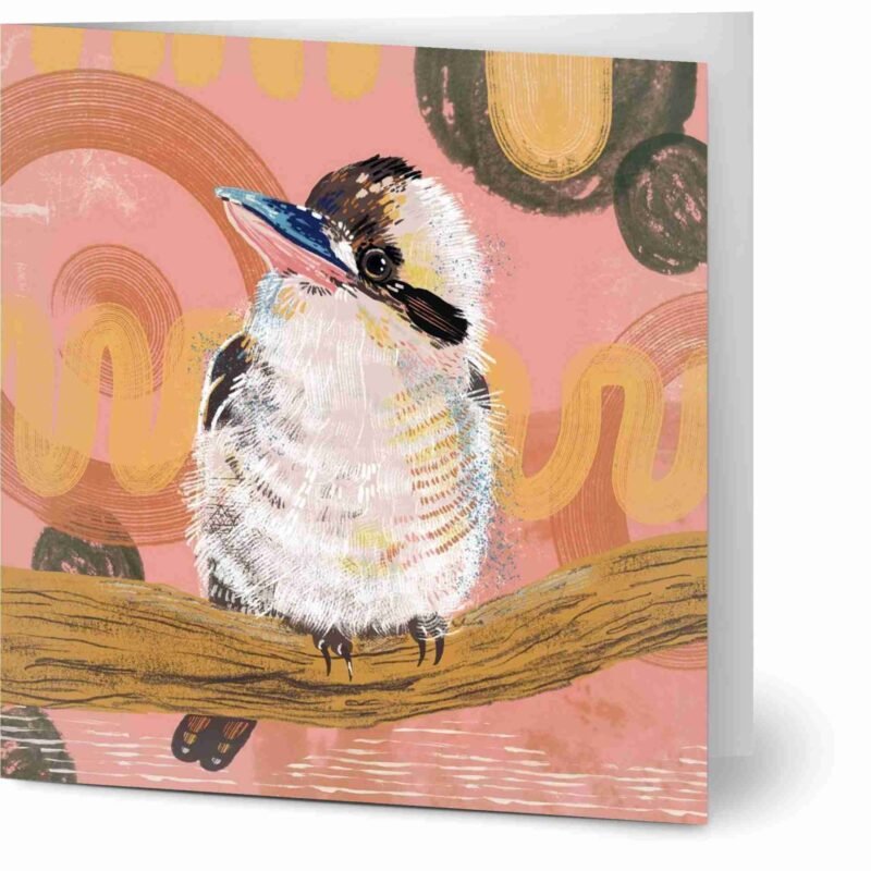 kookaburra greeting card