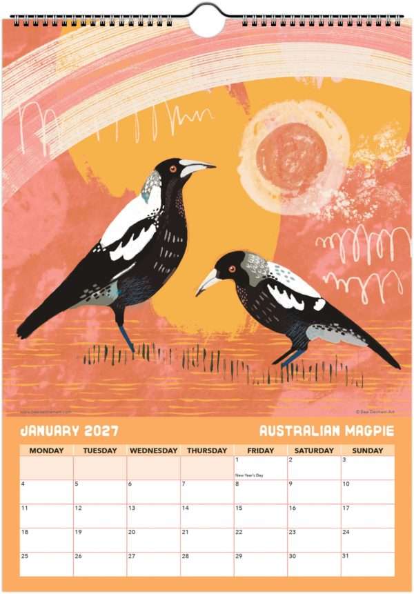 2027 Australian Bird Calendar - Image 4